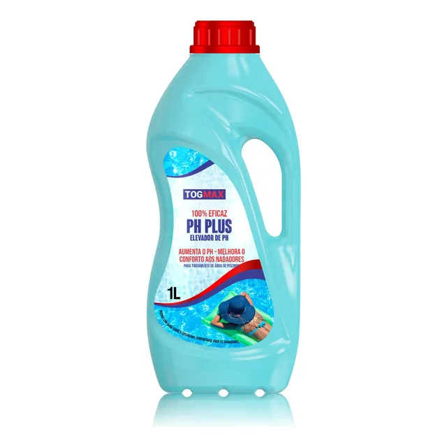 Elevador De Ph Plus Togmax 1lt Piscina Ph Estalibilizado
