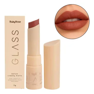 Batom Creamy Matte Glass Ruby Rose Aveludado Resistente Ăgua Batom Creamy Matte Glass Ruby Rose Aveludado Resistente Ăgua