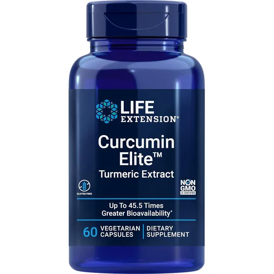 Suplemento Cúrcuma Elite Life Extensión 60 Capsulas