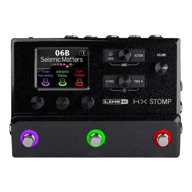 Pedalera multiefecto HX Stomp Line 6 color Negro