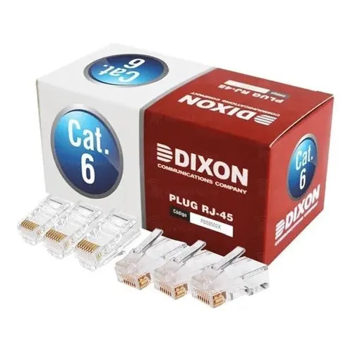 Conector Rj45 Cat6 Dixon Caja 100 Unidades Pb88502x-cn