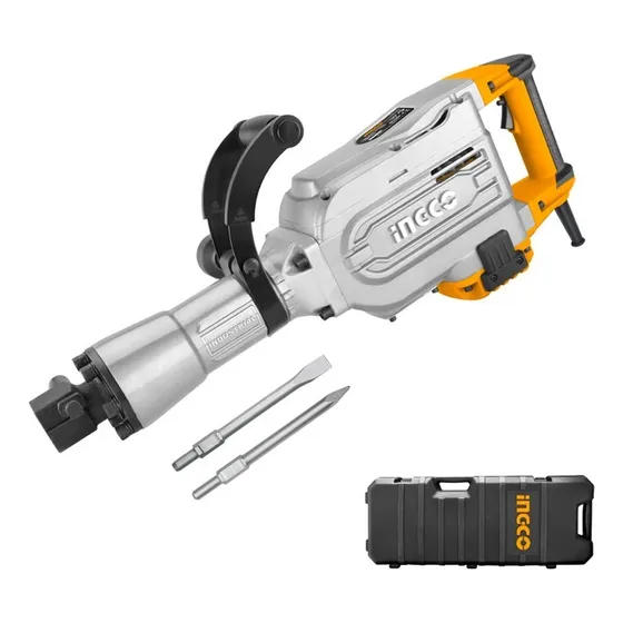 Martillo Demoledor Ingco 1700w 50j 16kg . Pdb17008 - Smf Color Gris