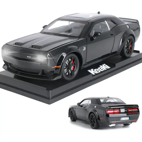 Coche De Juguete Hot Wheels Dodge Challenger Srt Demon Negro