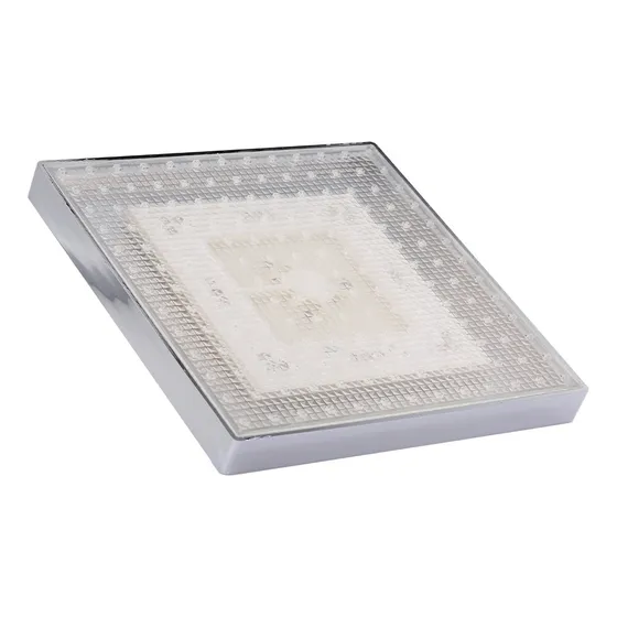 Chuveiro De Chuva Quadrado Com Led Multicolorido