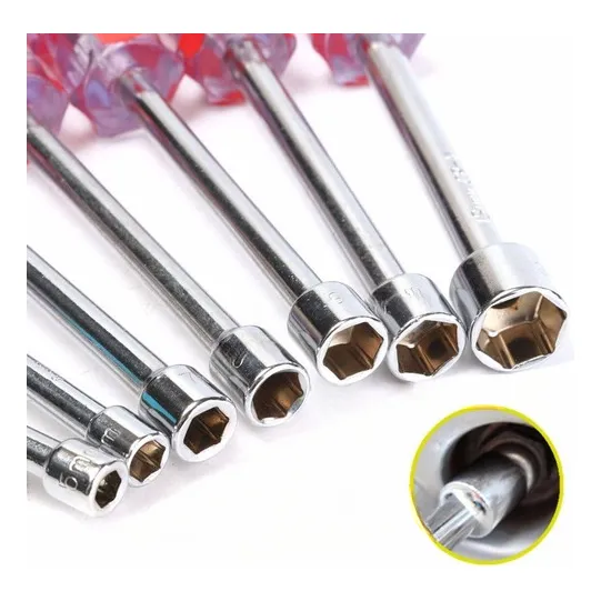 Conjunto De 7pcs Tuerca Driver Spinner Herramientas Métricas