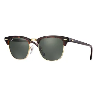 Ăculos De Sol Polarizados Ray-ban Clubmaster Classic Tamanho Standard Armação Gloss Tortoise Y Lente Green Ăculos De Sol Polarizados Ray-ban Clubmaster Classic Tamanho Standard Armação Gloss Tortoise Y Lente Green