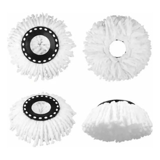 2 Repuestos Microfibra Para Trapeador Spin Mop Giratorio 2 Repuestos Microfibra Para Trapeador Spin Mop Giratorio