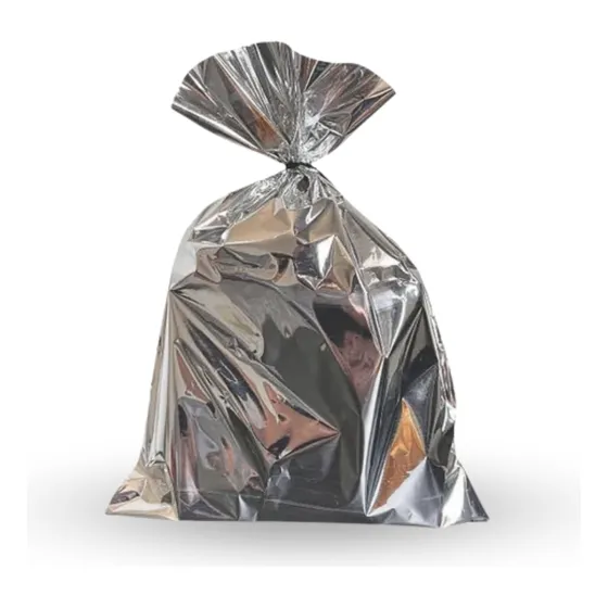 Embalagem Saco Para Presente Metalizado 30x45 C/ 100 Unid