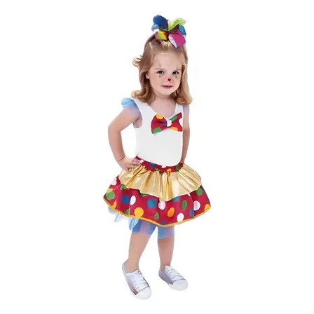 Fantasia Palhaço Palhacinho Infantil Menino Festa Carnaval