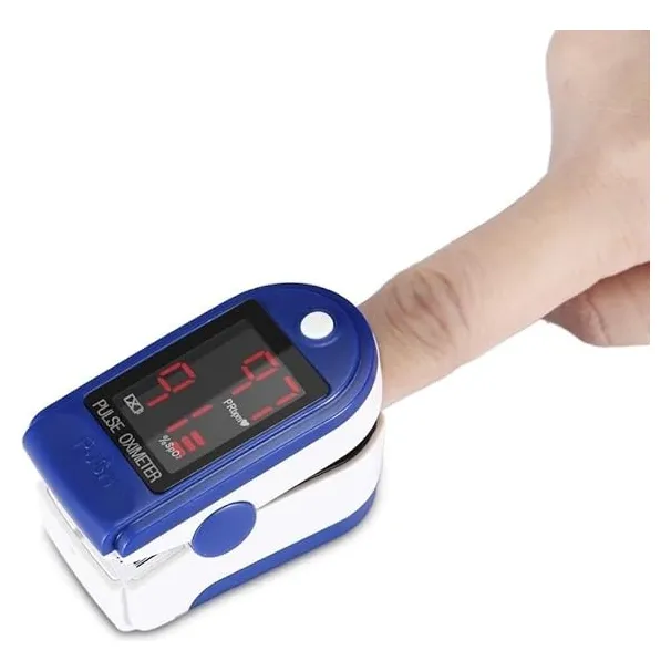 Oxímetro Digital Mede Batimentos Cardíacos Oxigenação Sangue