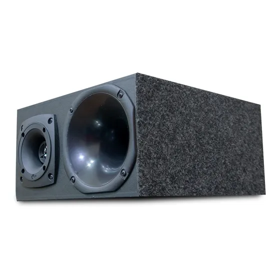Kit Caixa Corneteira Corneta + 1 Driver + 1 Tweeter 200 Rms 