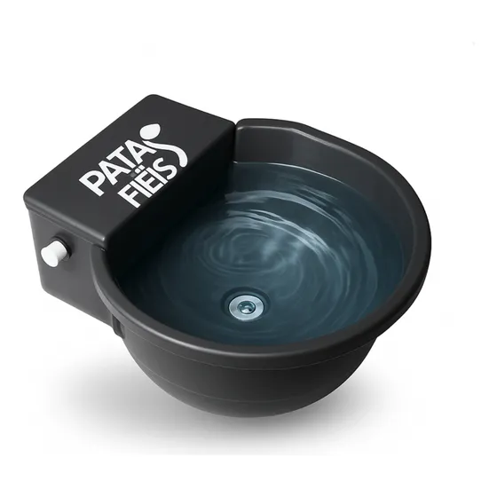 Bebedouro Cocho Cachorro Boi Cavalo Grande 7L C/ Bóia - Patas Fiéis