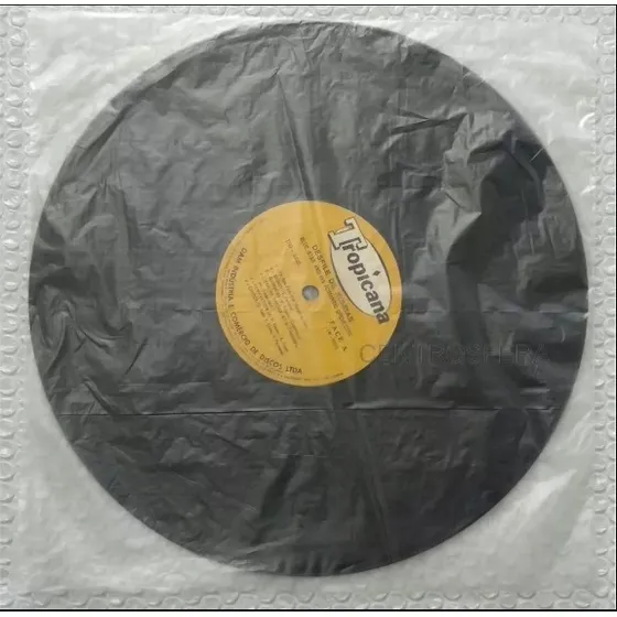 100 Plásticos Internos. Proteção Para Lp Disco Vinil