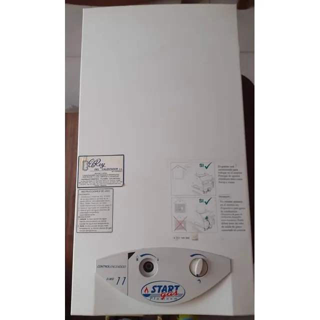 Calentador De Agua A Gas Start Platinium 11 Litros