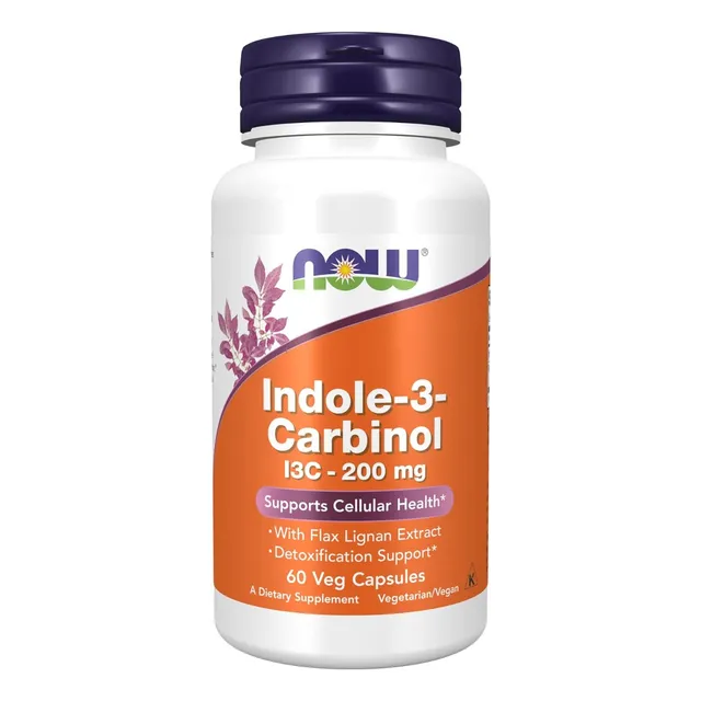 Suplemento En Cápsulas Now  Indole-3-carbinol 