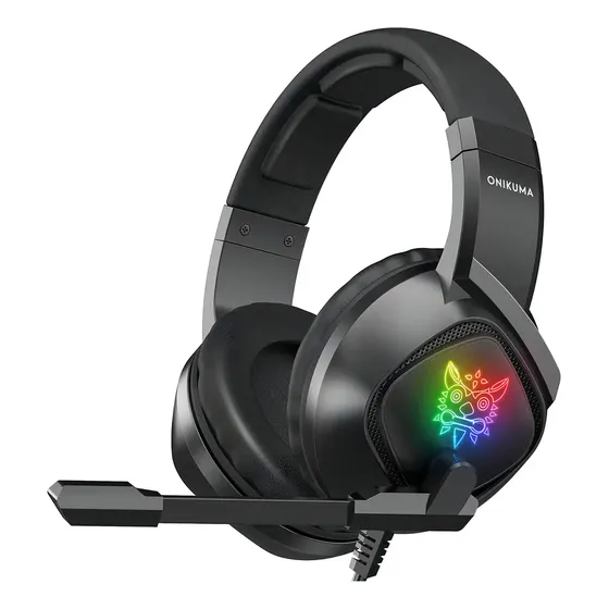 Headset Onikuma K19 Gamer con Micrófono y Luz LED RGB para PC y Consolas