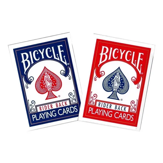 2 Mazos Naipes Bicycle Orig.poker Bazar De Magia Azul Y Roja