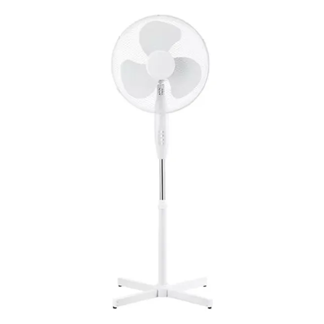 Ventilador Tipo Abanico Pie Piso Pedestal 16 Pulgadas Aspas