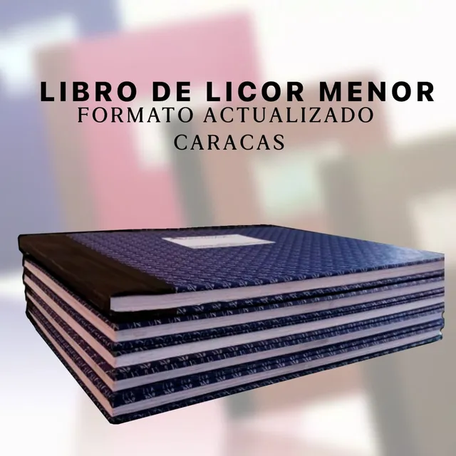 Libro De Licor Menor 100 Folios Formato Actualizado Caracas