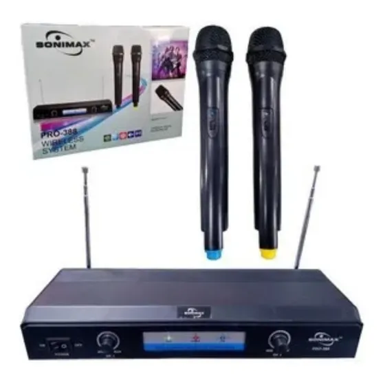 Micrófono Inalámbrico Profesional Sony 2 En 1. 