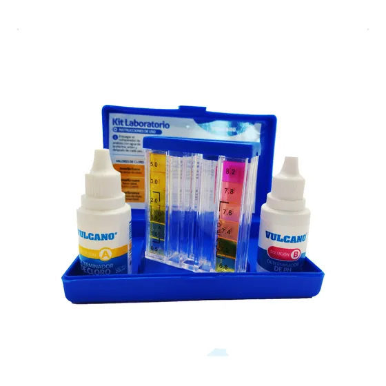 Test Kit Vulcano - Medidor Ph Y Cloro