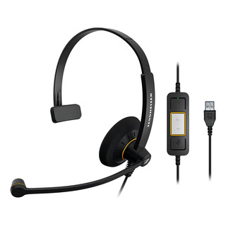 Auriculares Sennheiser Sc 30 Usb Ml Con Micrófono Color Negro Auriculares Sennheiser Sc 30 Usb Ml Con Micrófono Color Negro