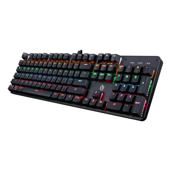 Teclado Mecanico Bajeal Gaming Metalico Rgb Switch Rojo Usb