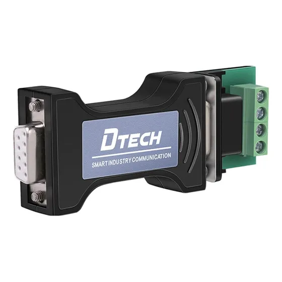 Dtech Adaptador Convertidor Serie Rs232 A Rs485 Con Bloque 4