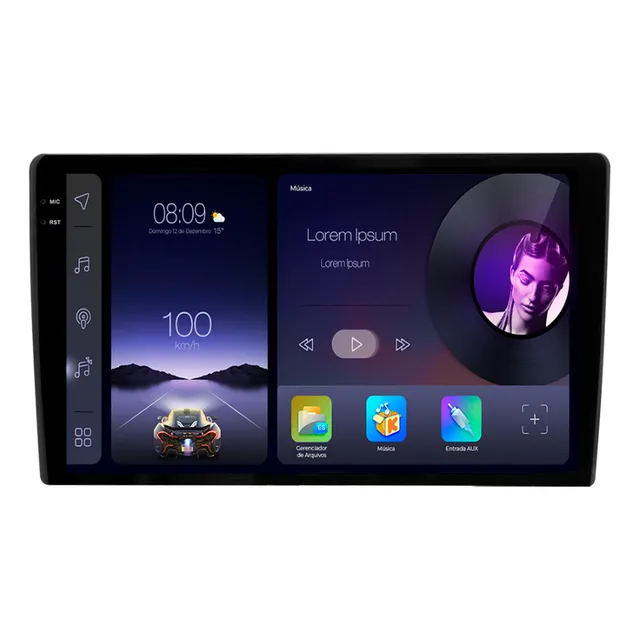 Multimídia Universal 10 Pol Adak G2 2ram 64gb All In Qled