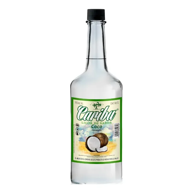 Licor Caribu Sabor Coco Hecho En México 19.5% Alcohol