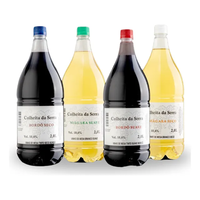 Vinho Colheita Da Serra 2 Litros Tinto/branco Seco/suave