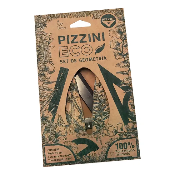 Set Geometria Pizzini X3 Piezas Ecologico