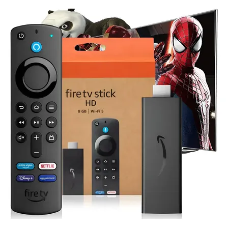 Fire Stick Tv Lite Amazon Wi-fi Controle Remoto Alexa Voz Hd Preto Padrão