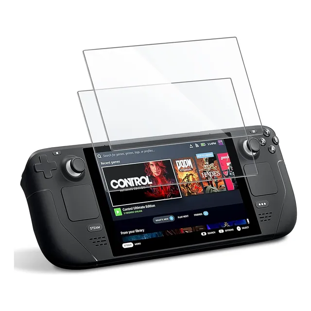 2x Protector De Pantalla Lamina Vidrio Templado Steam Deck 