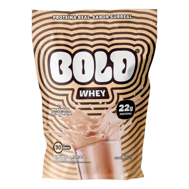 Bold Whey Milkshake De Baunilha Refil 900g Bold Whey Milkshake De Baunilha Refil 900g