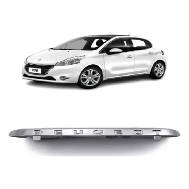 Monograma Parrilla Letras Delantera Peugeot 208 Original