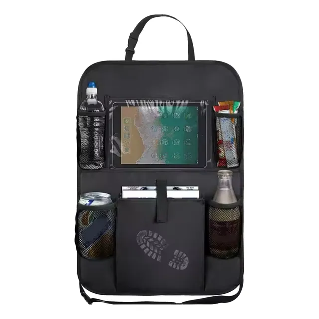 Organizador De Auto Porta Tablet Celular Botellas Premium