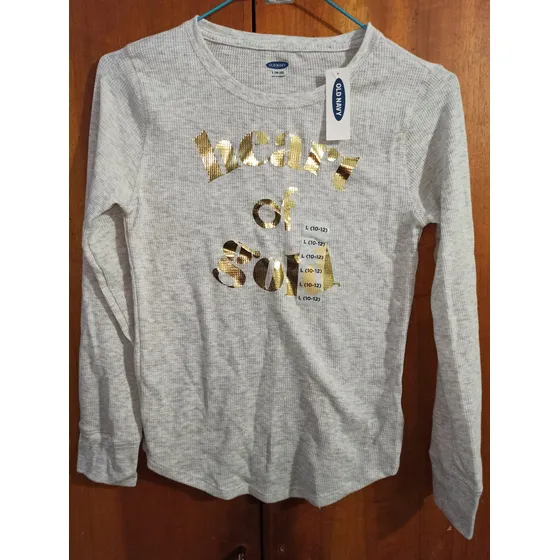 Blusa Old Navy Manga Larga Niñas