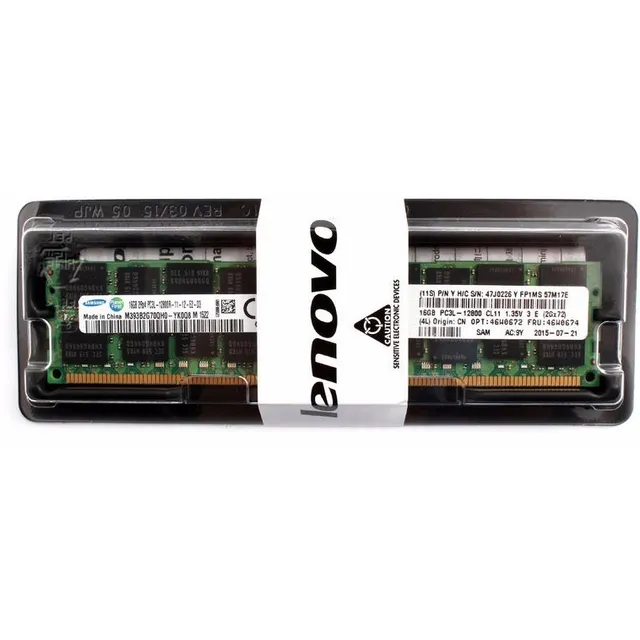 Lenovo 16gb Pc3l-12800r Ddr3-1600 47j0226  Ecc 2rx4 Memory