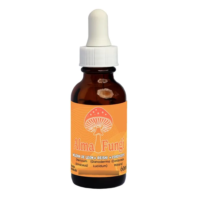 Extracto De Melena De León + Reishi + Cordyceps-60ml-