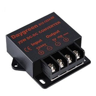 Convertidor De Voltaje 12v/24v A 5v 15a 75w. Convertidor De Voltaje 12v/24v A 5v 15a 75w.