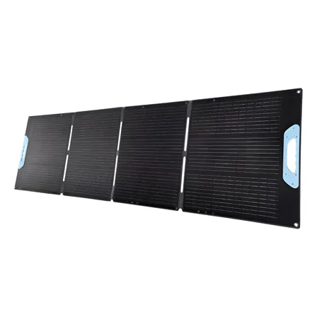 Placa Solar Painel 200w Portátil E Dobravél Universal Mc4 Cor Preto Voltagem De Circuito Aberto 24.5v