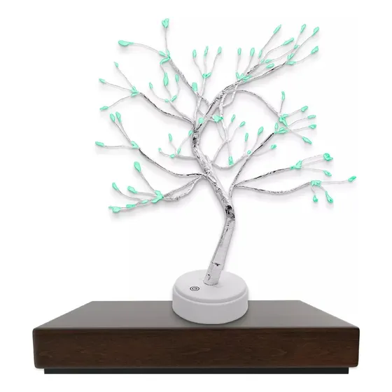 Mini Árvore De Natal Mesa Luminária Irlanda 108 Leds 