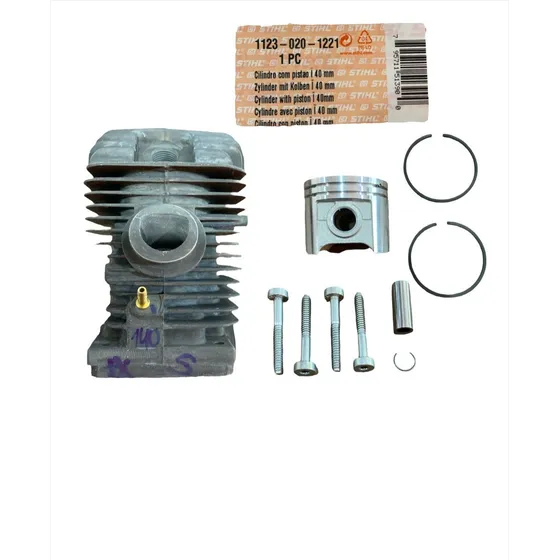 Cilindro Pistão Anéis Motosserra Stihl Ms 210 Original 40 Mm