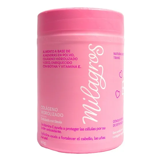 Colágeno Hidrolizado Milagros Con Biotina Y Vitamina E 500gr