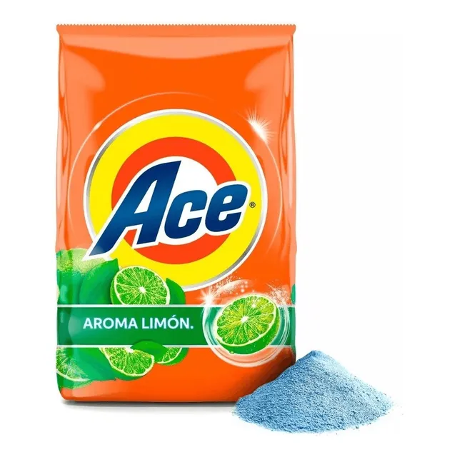 Detergente En Polvo Ace Aroma Limón 3kg