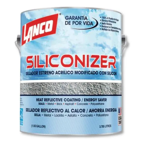 Sellador Impermeabilizante De Techos Siliconizer Lanco 1g