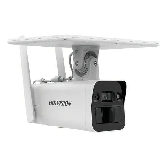 Cámara Seguridad Solar 4MP Comunicación 4G HIKVISION IR30M IA con Batería larga duración DS-2XS2T41G1-ID/4G/C04S05 PIR MICRO SD/ APP HIKCONNECT