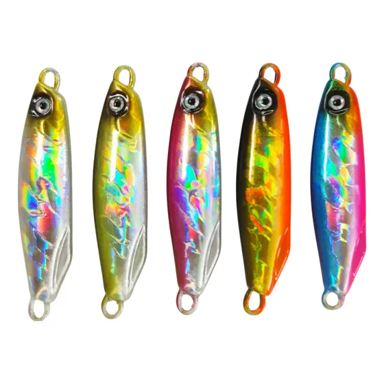 Kit 5 Und Isca Artificial Jumping Jig Micro - Du 10g - Pesca