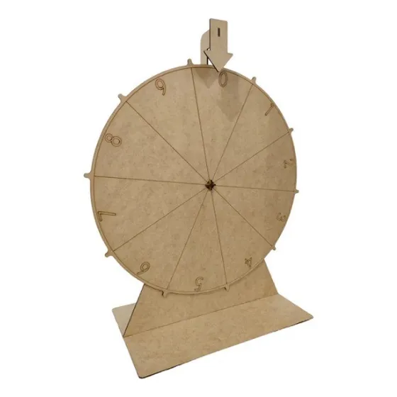 Roleta De Números Roda Numérica Sorteio Grande 40 Cm Diametr